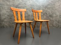Gebrauchte Holzstühle Stühle Gastro Bistro Küchenstühle Vintage - Bild 7