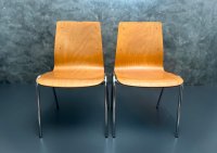 Gebrauchte Stapelstühle Vintage Stühle Retro Küchenstühle Stuhl - Bild 7