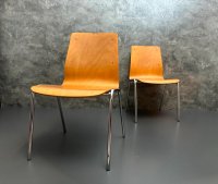 Gebrauchte Stapelstühle Vintage Stühle Retro Küchenstühle Stuhl - Bild 4