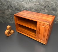 Dänisches Hi-Fi Sideboard aus Teak Vintage Kommode Mid Century - Bild 9