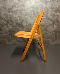 Klappstühle Holzstühle Vintage Stühle Retro Gastro Bistro Stühle - Bild 2