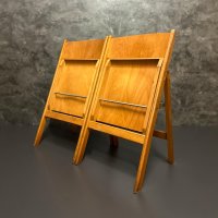 Klappstühle Holzstühle Vintage Stühle Retro Gastro Bistro Stühle - Bild 8