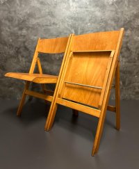 Klappstühle Holzstühle Vintage Stühle Retro Gastro Bistro Stühle - Bild 9