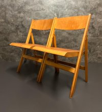 Klappstühle Holzstühle Vintage Stühle Retro Gastro Bistro Stühle - Bild 10