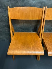 Klappstühle Holzstühle Vintage Stühle Retro Gastro Bistro Stühle - Bild 17