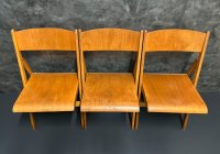 Klappstühle Holzstühle Vintage Stühle Retro Gastro Bistro Stühle - Bild 16