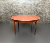Vintage Teak Couchtisch rund 100 cm Danish Design Mid Century - Bild 5