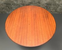 Vintage Teak Couchtisch rund 100 cm Danish Design Mid Century - Bild 8