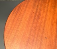 Vintage Teak Couchtisch rund 100 cm Danish Design Mid Century - Bild 9