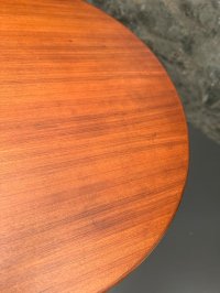 Vintage Teak Couchtisch rund 100 cm Danish Design Mid Century - Bild 10