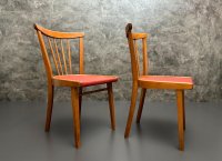 Vintage Holzstühle Mid Century Sprossenstühle Küchenstühle 70er - Bild 3