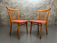 Vintage Holzstühle Mid Century Sprossenstühle Küchenstühle 70er - Bild 2