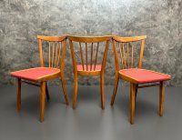 Vintage Holzstühle Mid Century Sprossenstühle Küchenstühle 70er - Bild 9