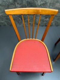 Vintage Holzstühle Mid Century Sprossenstühle Küchenstühle 70er - Bild 13
