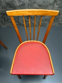 Vintage Holzstühle Mid Century Sprossenstühle Küchenstühle 70er - Bild 16