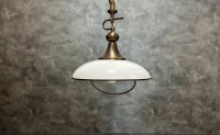 Vintage Pendelleuchte Neukro Menden Hängeleuchte 70er 80er Lampen - Bild 1