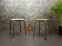 Original Vintage Hocker Retro Hocker Industrie Hocker 70er Stuhl - Bild 1