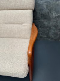 Dänisches 2er Sofa Teak Holstebro 1970er Vintage Sofa Mid Century - Bild 6