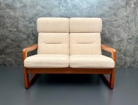 Dänisches 2er Sofa Teak Holstebro 1970er Vintage Sofa Mid Century - Bild 12