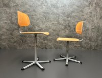 Werkstattstühle Vintage drehbar höhenverstellbar Architektenstuhl - Bild 4