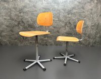 Werkstattstühle Vintage drehbar höhenverstellbar Architektenstuhl - Bild 5