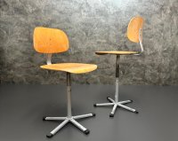 Werkstattstühle Vintage drehbar höhenverstellbar Architektenstuhl - Bild 6