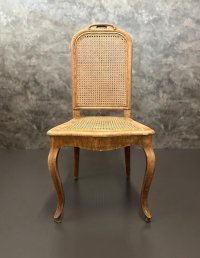 Stühle Louis XV Stil Wiener Geflecht Barock Rattan Holzstühle Alt - Bild 2