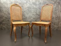 Stühle Louis XV Stil Wiener Geflecht Barock Rattan Holzstühle Alt - Bild 6