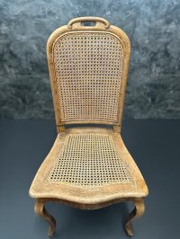 Stühle Louis XV Stil Wiener Geflecht Barock Rattan Holzstühle Alt - Bild 7