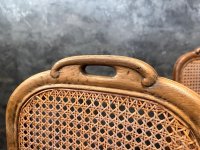 Stühle Louis XV Stil Wiener Geflecht Barock Rattan Holzstühle Alt - Bild 14