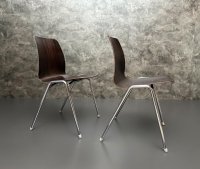 Pagholz Stapelstühle Gebrauchte Stühle Vintage Stuhl Retro Gastro - Bild 6