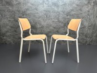 5x Stapelstühle Pagholz Vintage Stühle Retro Küchenstühle Stuhl - Bild 6