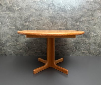 Vintage Esstisch rund ausziehbar Ø120 cm