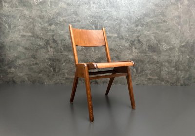 Vintage Holzstapelstühle Retro 4–5 Stück