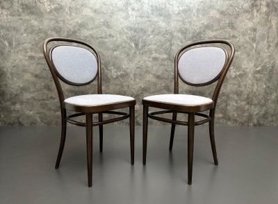 6 Thonet 215 P Stühle Vintage 1982 gepolstert