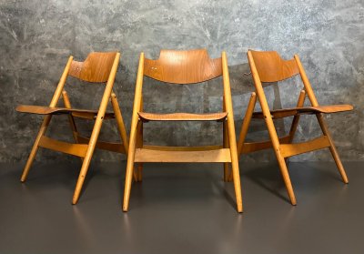 Egon Eiermann SE18 Klappstühle Wilde & Spieth 60er