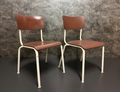 3 Vintage Stapelstühle Retro 70er/80er Industriedesign